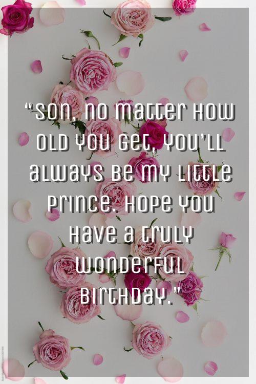 4th birthday wishes for son